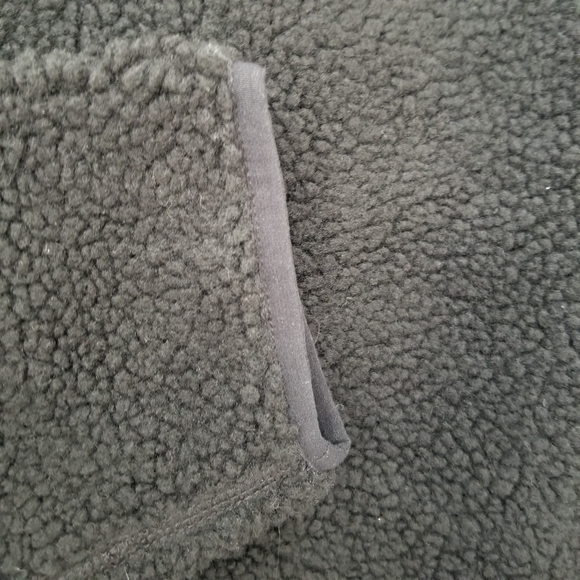 J.CREW Men's Hooded Sherpa Jacket Coat M Black NWT - Picture 6 of 14